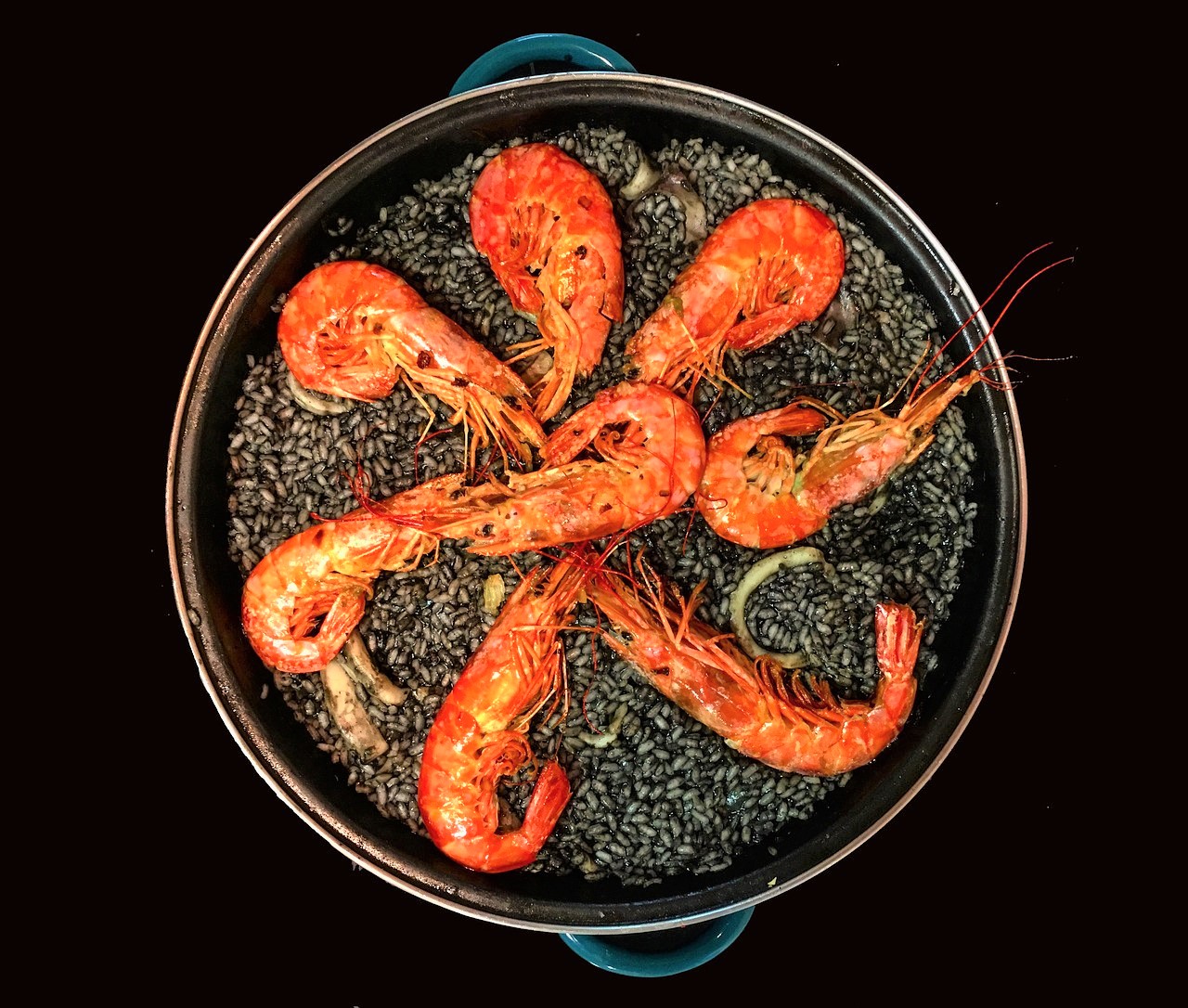 Black Rice Paella