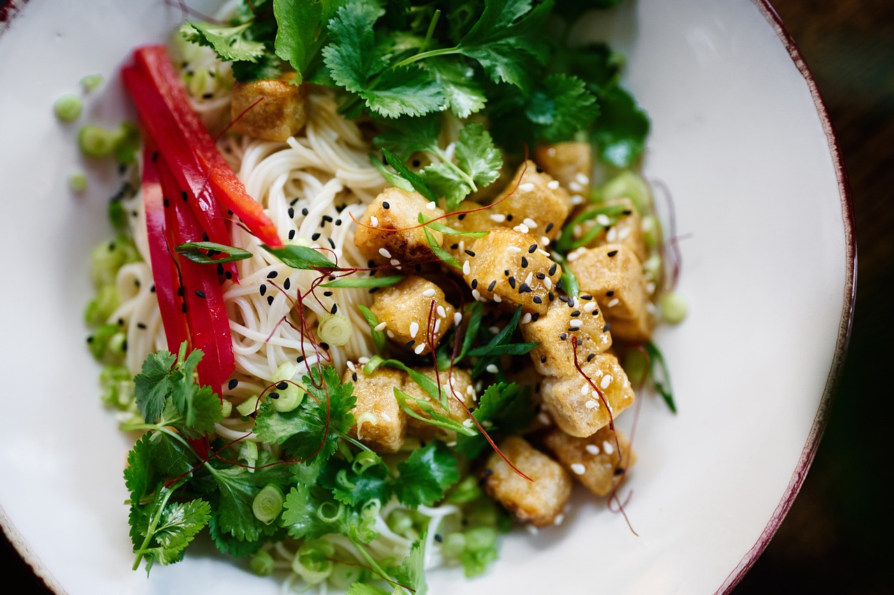 Pepper and Croutons Salad