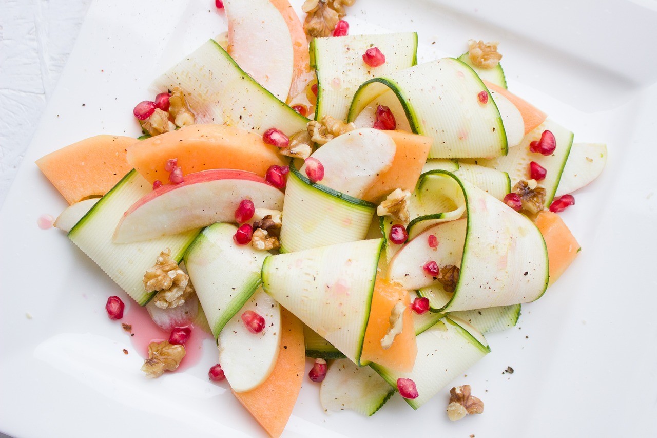 Melon and Zucchini Salad