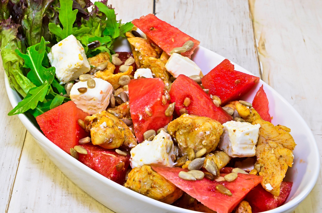 Chicken and Watermelon Salad