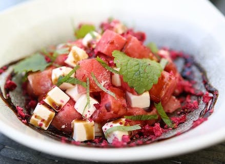 Watermelon and Tofu Salad